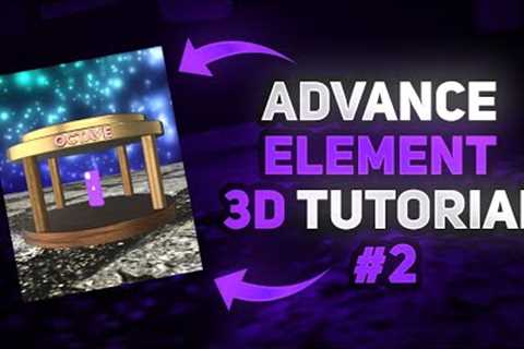 3D hut in Element 3D + Transition | After Effects Tutorial for beginners | Part 1