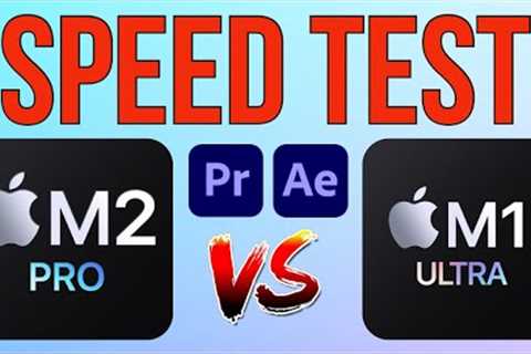 Apple M2 mini PRO vs M1 Ultra : Adobe AE & PR Export/Render Tests