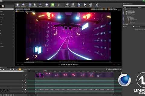 Creating C4D Live Title Sequence in Unreal Engine & Cinema 4D NAB 2020