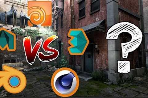 Maya vs 3DsMax vs Cinema 4D vs Houdini vs Blender