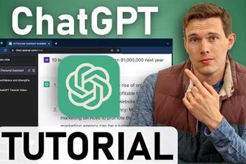 Complete ChatGPT Tutorial - [Become A Power User in 30 Minutes]