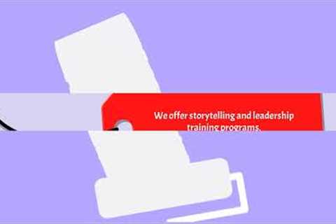 Storytelling Programme for Leadership| Executive Storytelling Training for Leaders