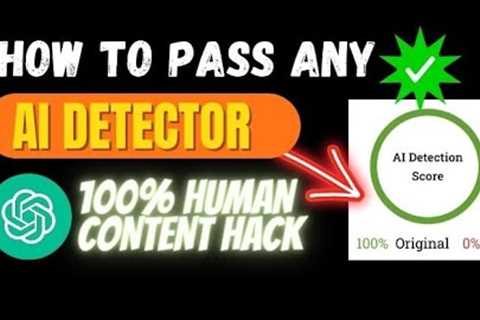 🚨🔥AI Detection BYPASS! How I Create Undetectable SEO Content🚀🤫