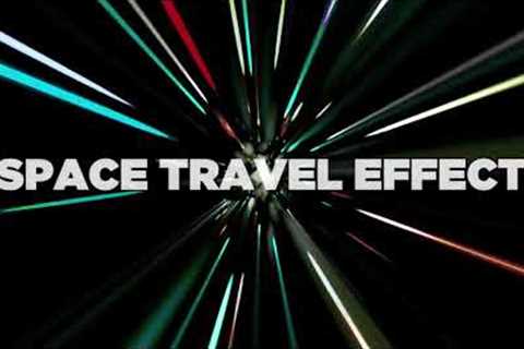 Space Travel / Warp Effect Animation - After Effects Tutorial