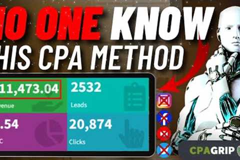 NEW! FREE CPA Marketing Strategy To Make Upto +$350/DAY || CPA Marketing Free Traffic Method CPAGRIP