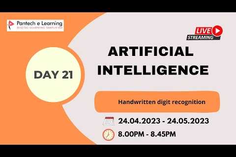 Day 21 - Handwritten digit recognition