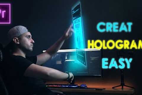 the most easiest way to create HOLOGRAM effect in PREMIERE PRO