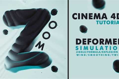 Deformer Simulation - Cinema 4d Tutorial