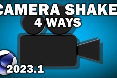 Cinema 4d 2023.2: Camera Shake 4 Different Ways