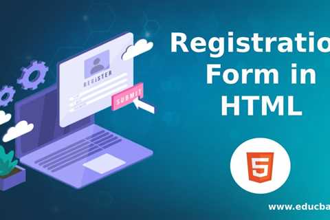 Registration Form in HTML