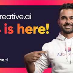 AdCreative.ai v4 is here! 🔥 Use AI to generate ad creatives, texts, and audiences!