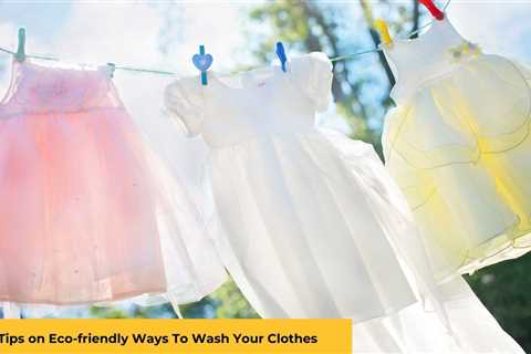 8 Tips on Eco-friendly Ways To Wash Your Clothes