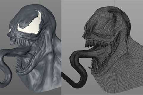 FREE Venom sculpting cinema 4d PART 1