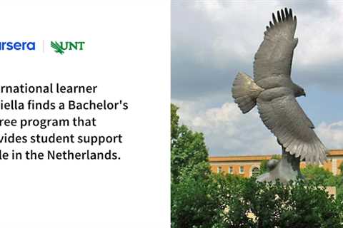 A learner from the Netherlands succeeds with a BAAS from the University of North Texas