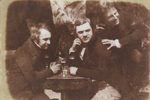 The First Known Photograph of People Having a Beer (1843)