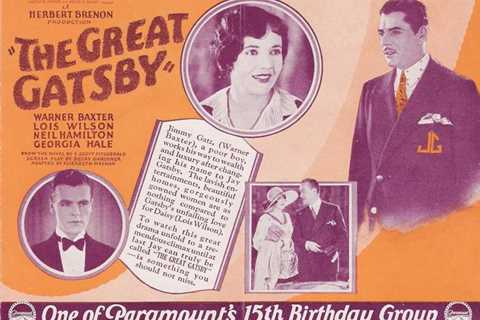 Watch the Trailer for the Long-Lost First Film Adaptation of The Great Gatsby (1926)