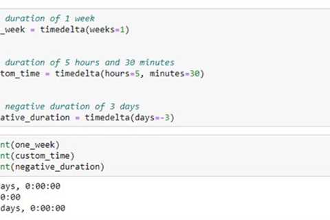 datetime.timedelta in Python