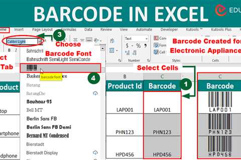 Barcode in Excel