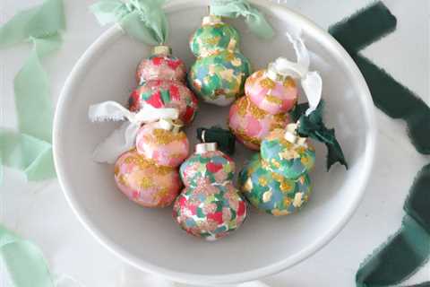 DIY: Hand Painted Ceramic Ornaments