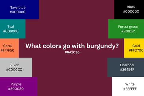 What Colors Go with Burgundy? 10 Complementary Colors for Home Decor, Fashion, and Weddings