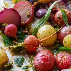 Buttery Oven Roasted Radishes