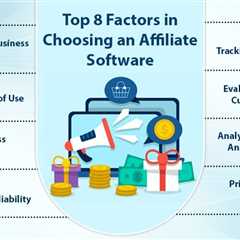 Factors in Choosing Affiliate Software