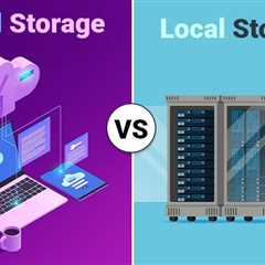Cloud Storage vs Local Storage
