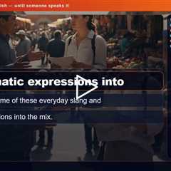 Why you know lots of Spanish — until someone speaks it