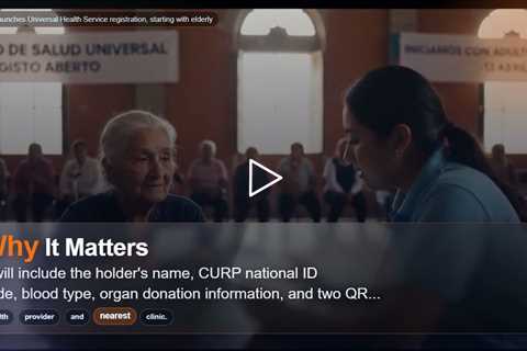 Mexico launches Universal Health Service registration, starting with elderly