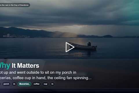 Waiting on the rain in the Bay of Banderas