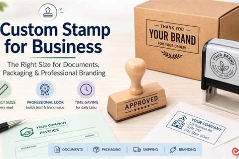 What Size Custom Stamp Should You Order for Business Documents and Packaging?